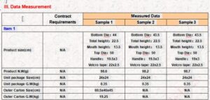 Cat litter liners quality Inspection in jinhua city,zhejiang- size measurement