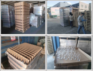 Heze Yuncheng Glass Bottle Factory Inspection Quality QC Check sample size