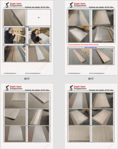 Warehouse PVC Panel PSI Inspection in Zhangjiagang suzhou city zhejiang
profile