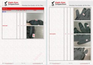 Shangdong Qingdao Gaomi Nitrile Gloves Pre shipment inspection check service
defects