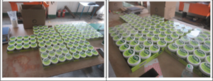 Hard Surface Stain Cleaning Stone QC Inspection in Guangdong sample size