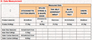 Henan Xuchang Unsterile Shoulder Arthroscopy Set Inspection QC Check size check