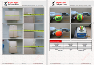 Yiwu inspection for Tennis ball Yiwu QC Check services size check