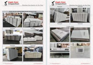 Hangzhou JIANDE Wood Slat Panels Container Loading Supervision inspection all goods