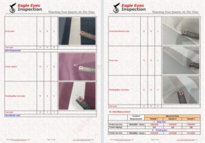 Towel final check inspection service in suzhou city wuzhong defective list