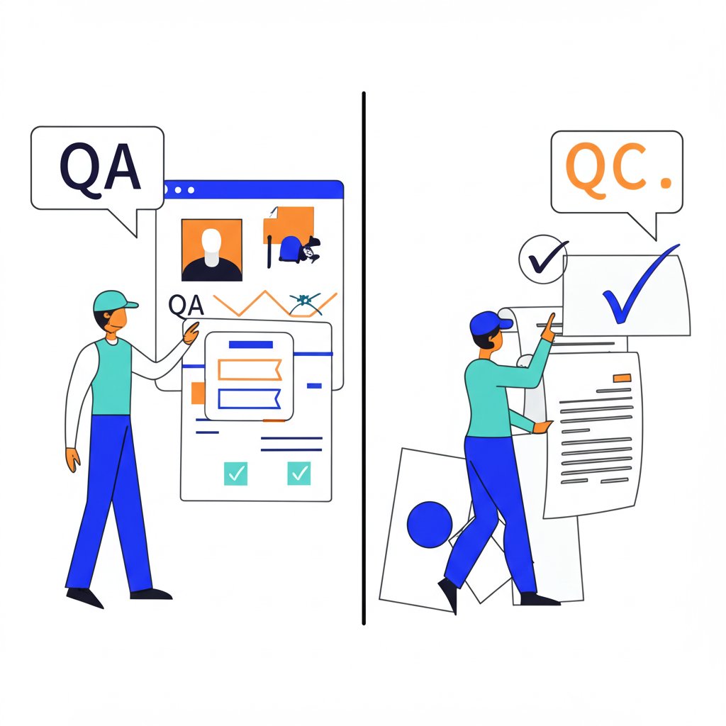 comparison of process oriented qa and product focused qc approaches
