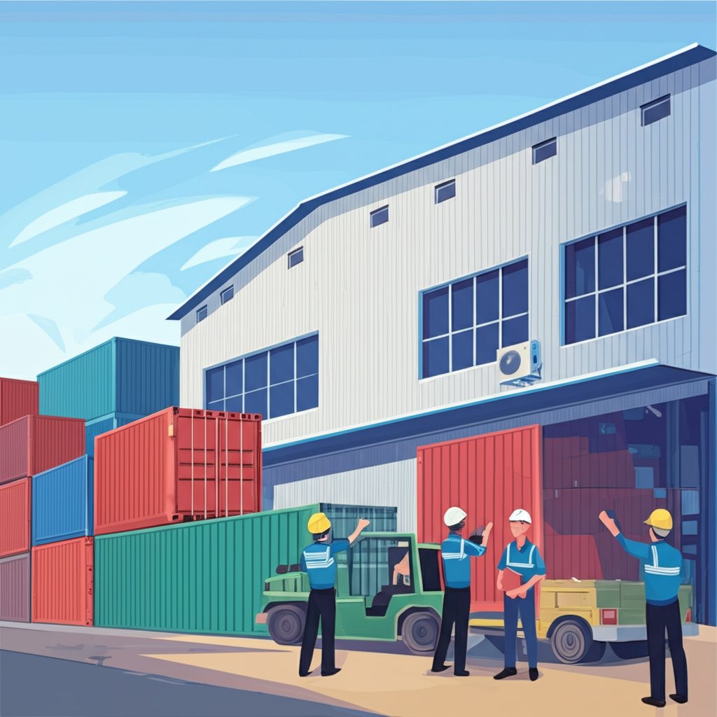 pre shipment inspection being carried out at a chinese factory