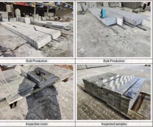 Stone plate AQL quality inspection in Macheng city Hubei province  check random samples