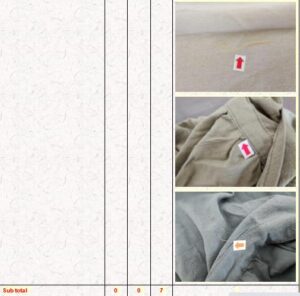 Neck apron AQL quality inspection psi check in Shanghai city  quality defects