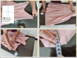 Neck apron AQL quality inspection psi check in Shanghai city measure sizes
