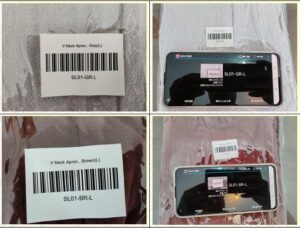 Neck apron AQL quality inspection psi check in Shanghai city  barcode scanning test