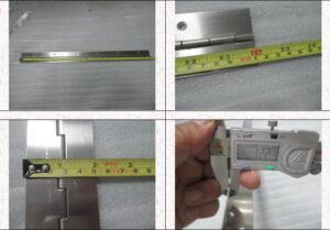 Piano hinge AQL quality inspection in longkou city Shandong province  check size