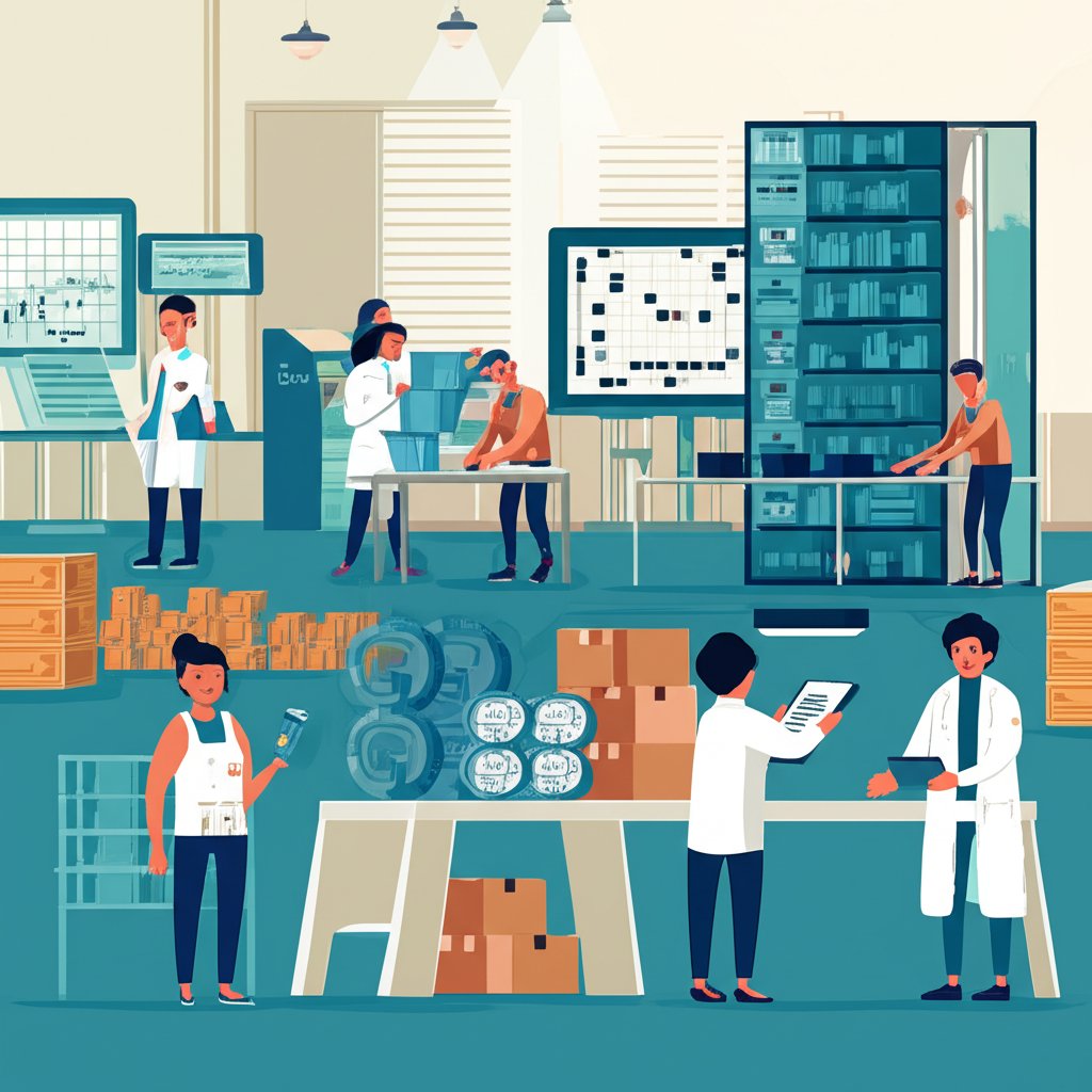 different stages of product inspection in a chinese factory