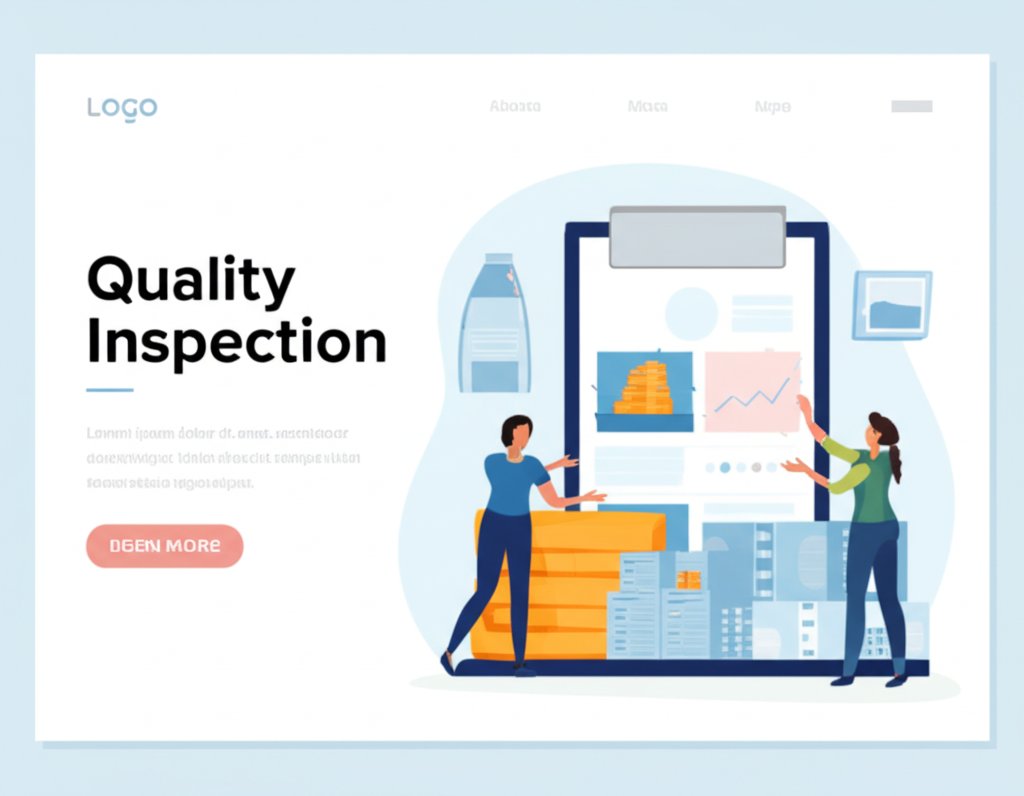 inspector systematically checking finished goods before export