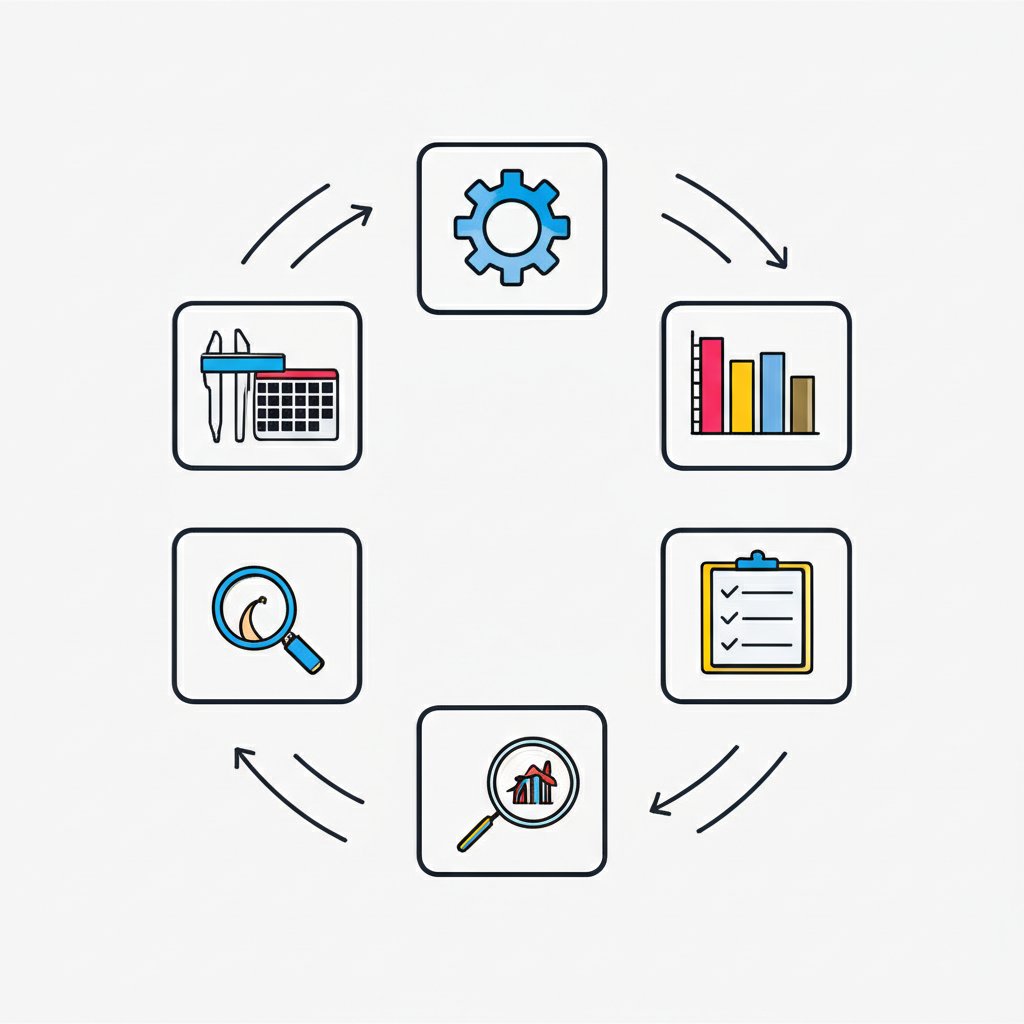 key steps of the first article inspection process visualized