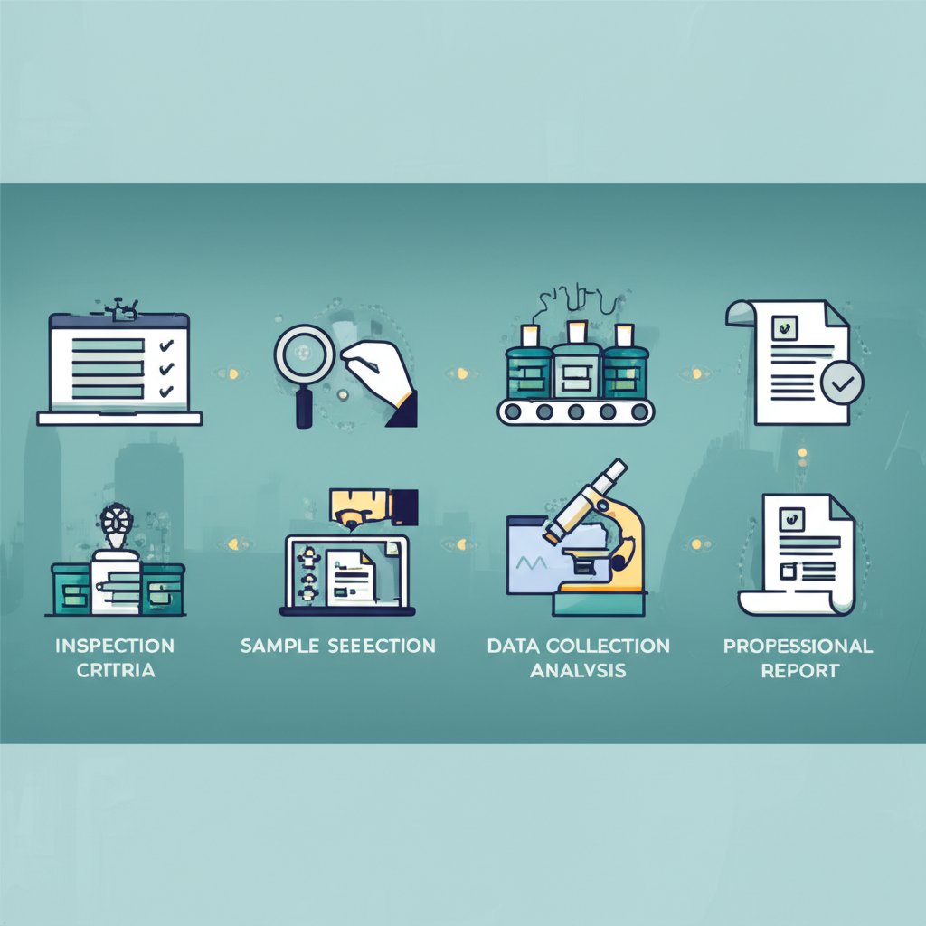 workflow of a typical china quality inspection process from planning to reporting