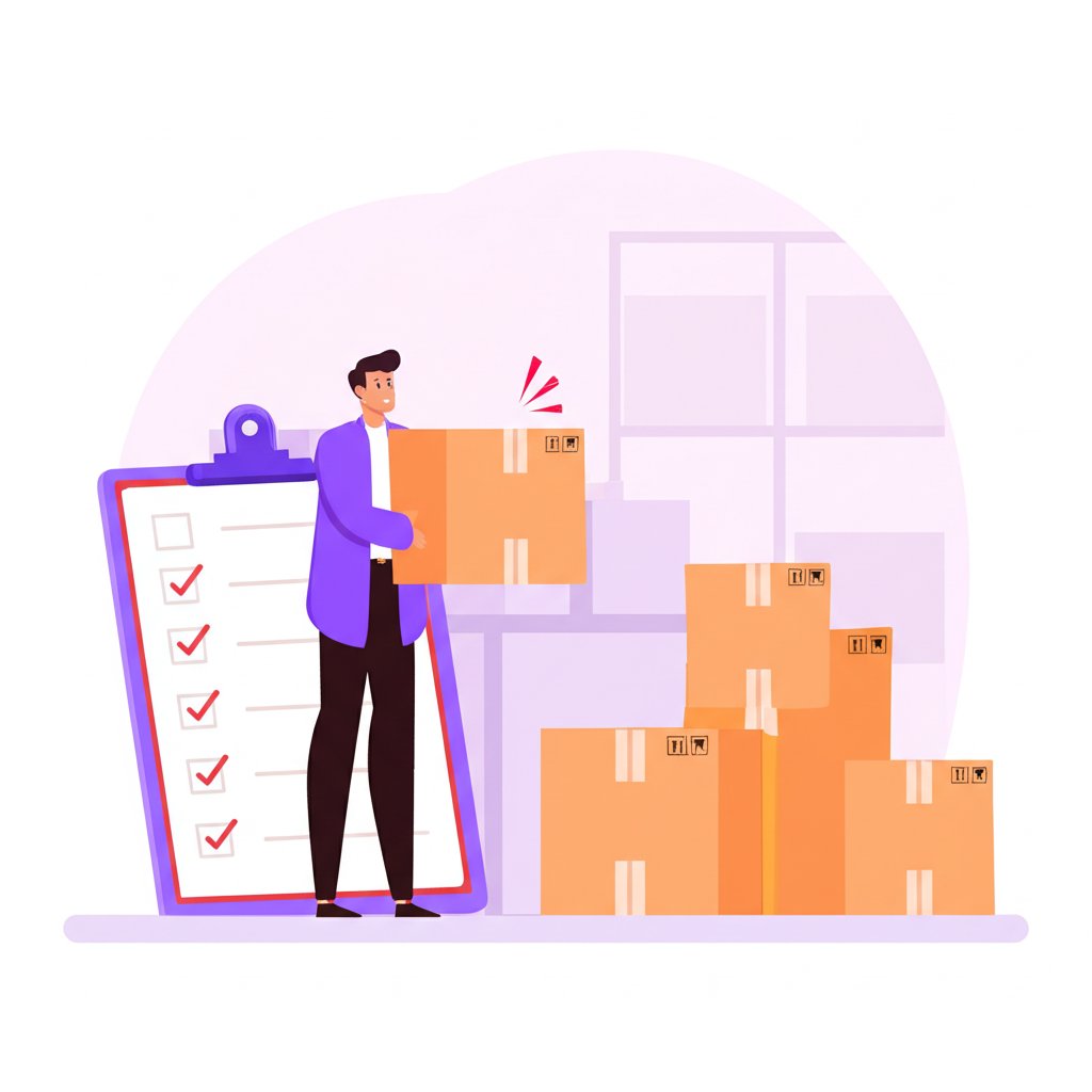 quality assurance professional reviewing successful drop test results for shipment