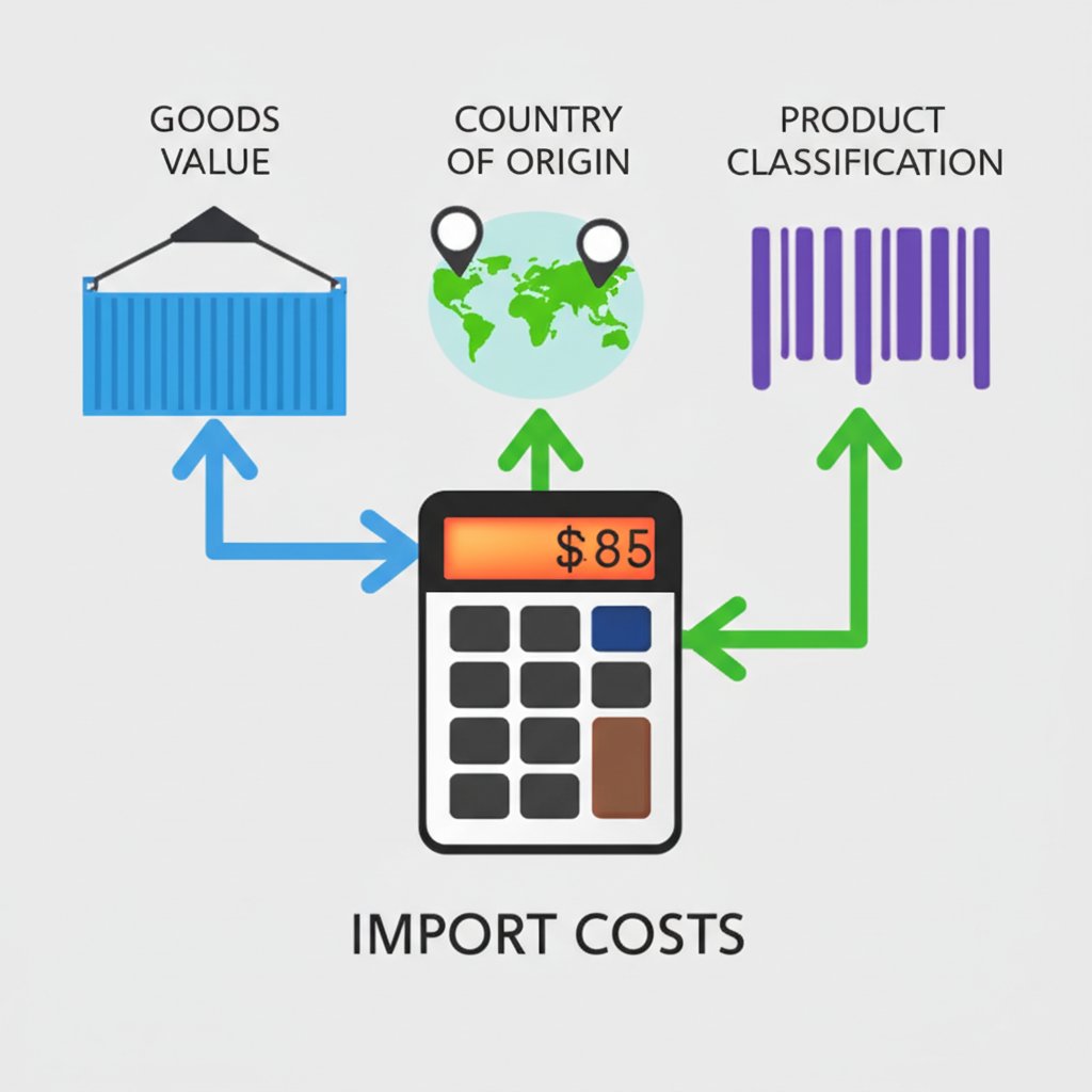 step by step overview of eu customs duty calculator inputs
