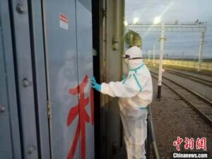 Drivers of the Eastern Corridor of China-Europe express trains have spent more than 400 days on the epidemic line