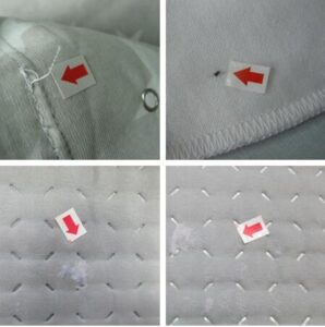 Carpet, toy, quilt cover psi quality check in weifang- defective list