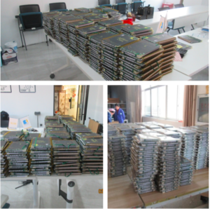 Stationery notebook inspection service before departure in cangnan wenzhou city- quantity count